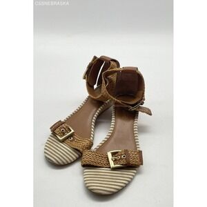 Sperry Brown Top-Sider Wedge Sandals - Size 7,5